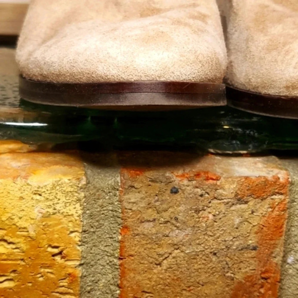 Cole Haan Grand Series Beige Suede & Snakeskin | Leather | 2 inch Heel Wms 7B - Picture 4 of 11